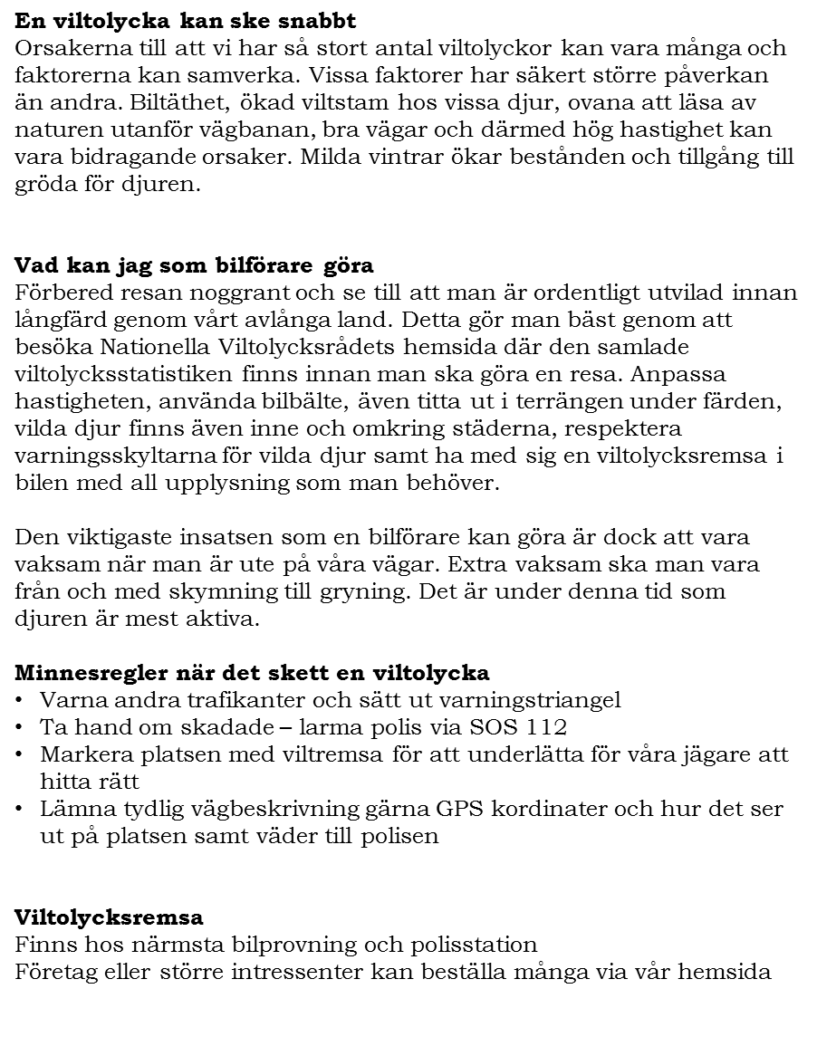 Viltolycka Viltolycka